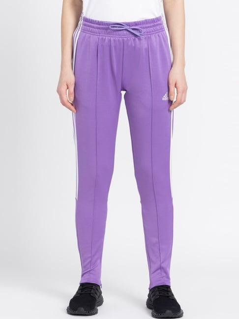 adidas purple printed track pants