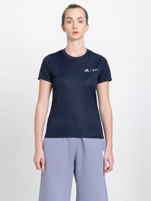 adidas navy running t-shirt