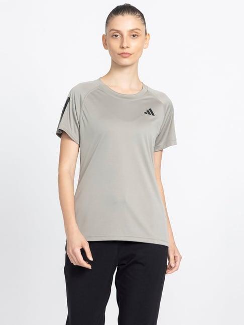 adidas grey tennis t-shirt