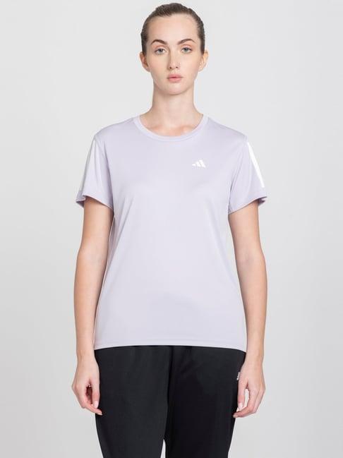 adidas purple running t-shirt