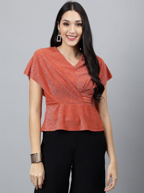 latin quarters orange top