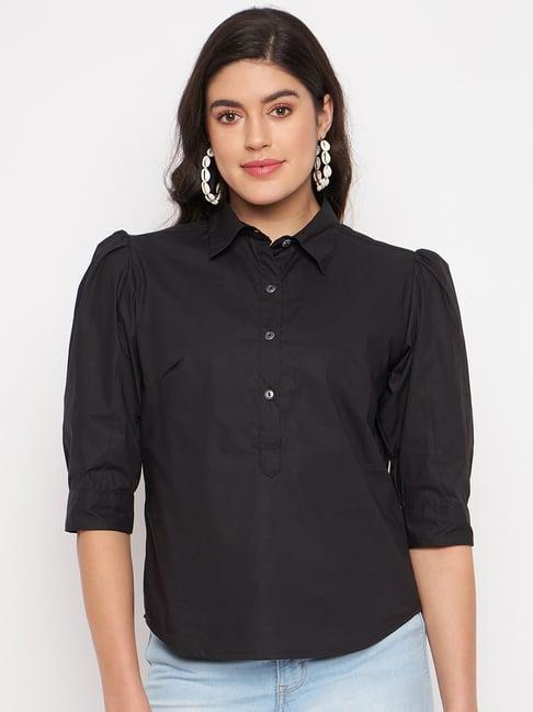 brinns black casual shirt