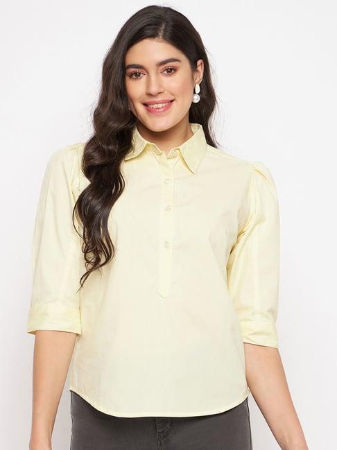 brinns cream casual shirt