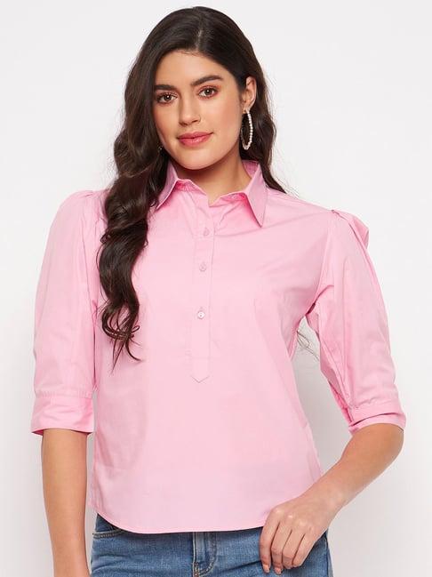 brinns pink casual shirt