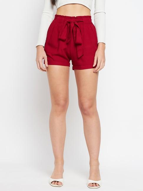 brinns maroon shorts