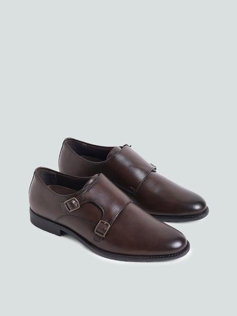 soleplay by westside dark tan monk shoes