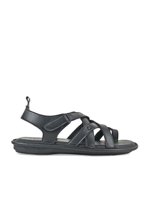 regal men's black toe ring sandals