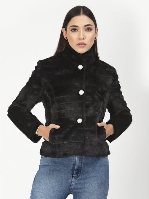 juelle black casual jacket