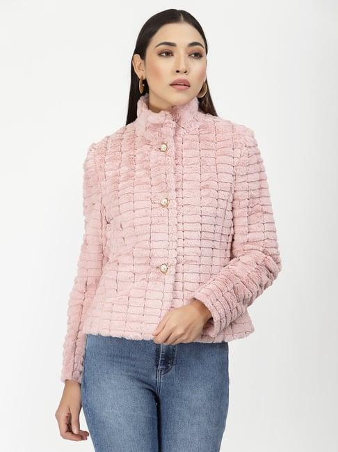 juelle pink casual jacket