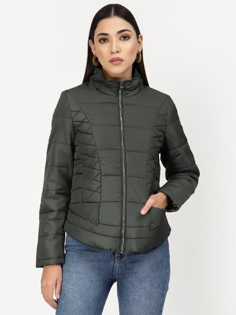 juelle olive quilted jacket