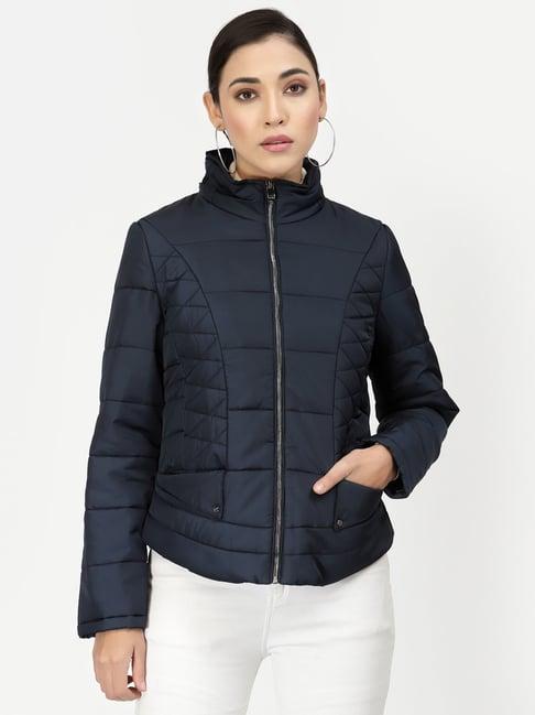 juelle navy quilted jacket