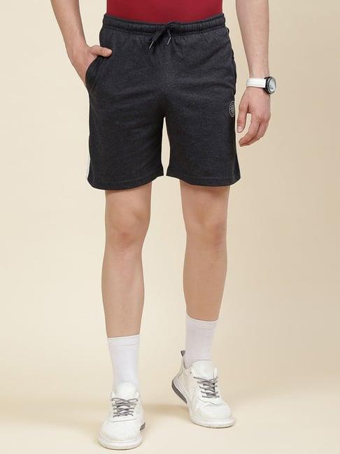 cloak & decker by monte carlo dark grey regular fit bermuda shorts