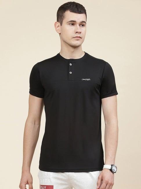 cloak & decker by monte carlo black regular fit t-shirt