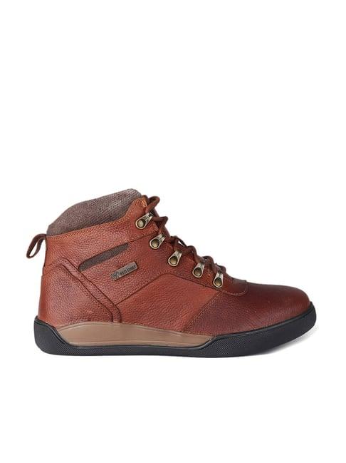 red chief men's brown casual boots