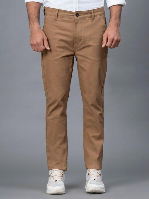 red tape tan skinny fit chinos