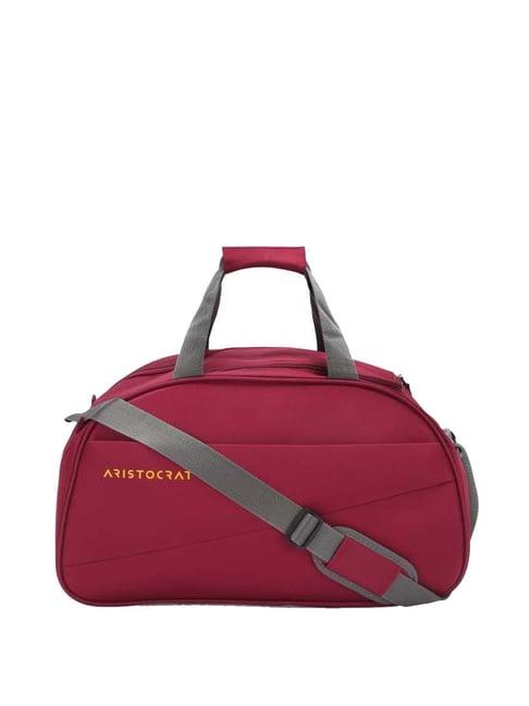 aristocrat rookie red small duffle bag