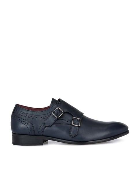 san frissco men's blue monk shoes