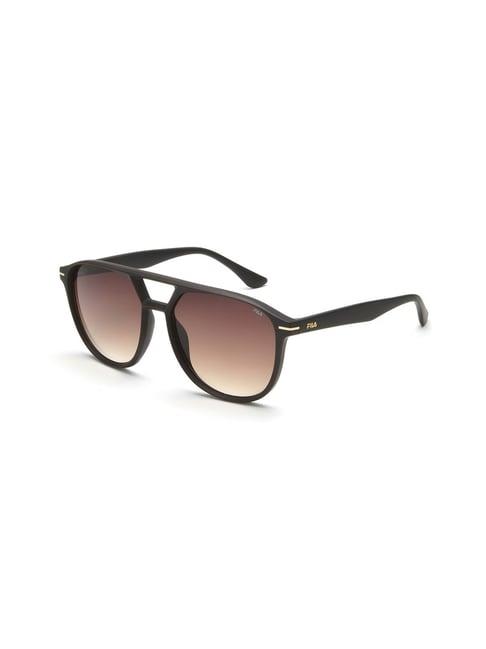 fila brown square sunglasses for men