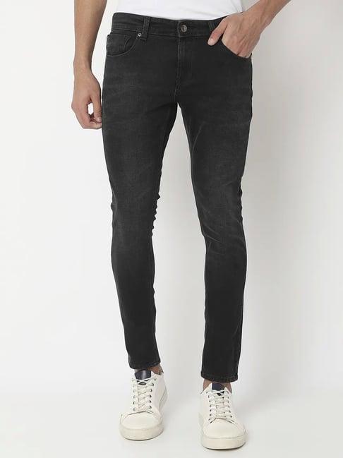 spykar black  super slim fit jeans