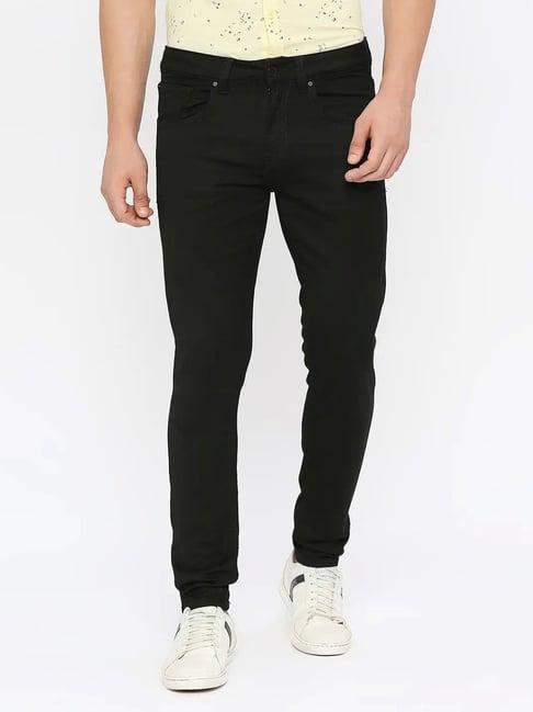 spykar black  super slim fit jeans