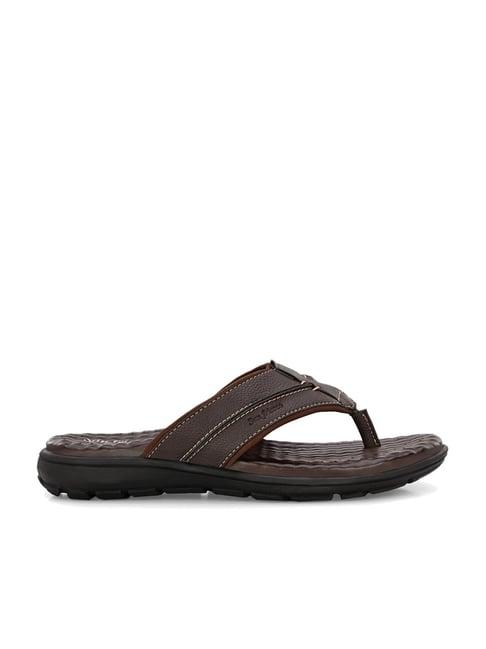 san frissco men's brown thong sandals