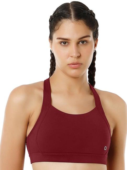 amante maroon sports bra