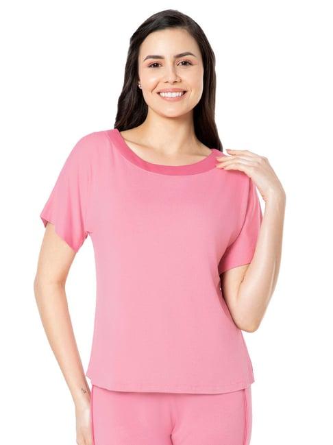 amante pink regular fit t-shirt