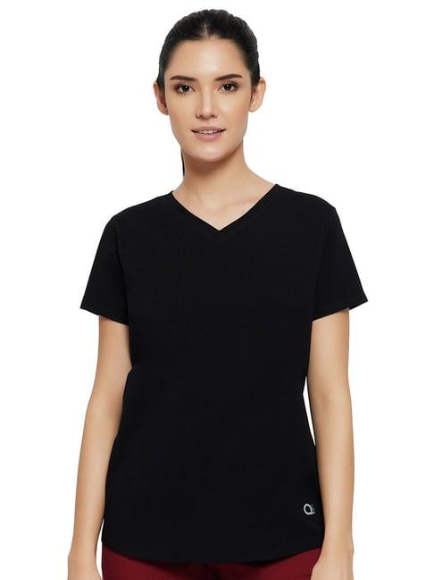 amante black cotton sports t-shirt