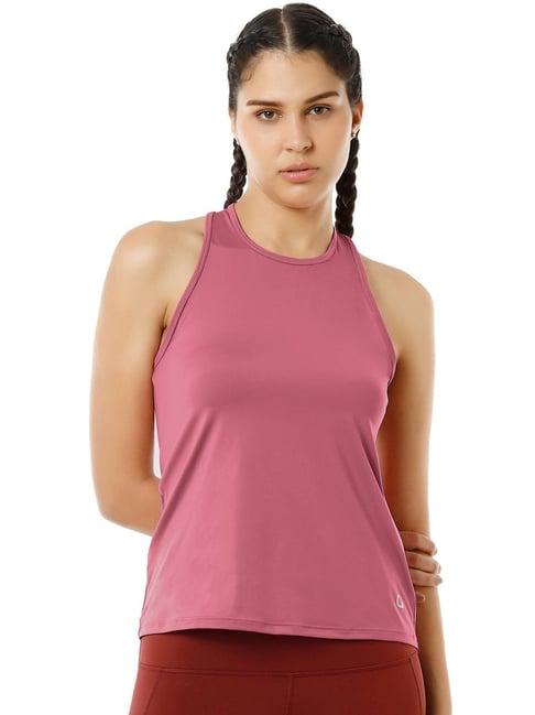 amante purple regular fit tank top