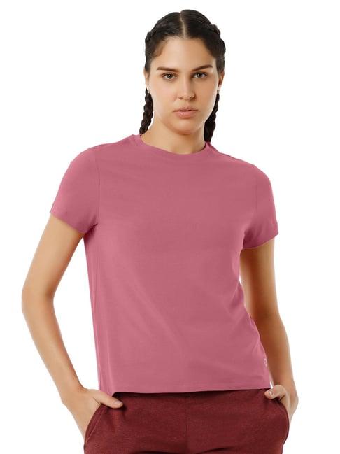 amante dusty pink cotton sports t-shirt