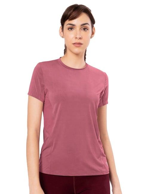 amante purple regular fit sports t-shirt