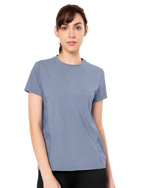 amante grey regular fit sports t-shirt