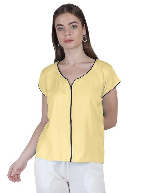 patrorna gold regular fit top