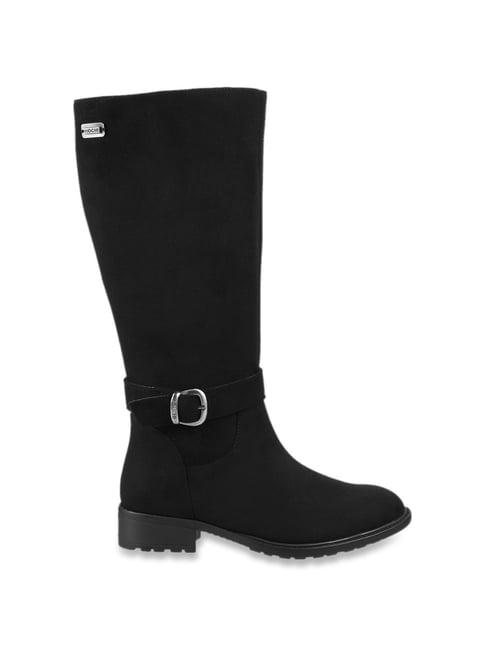 mochi women's black casual booties