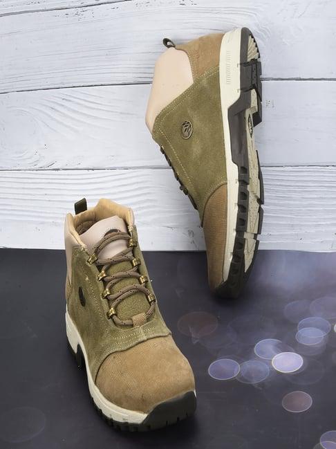 woodland men's khaki boots