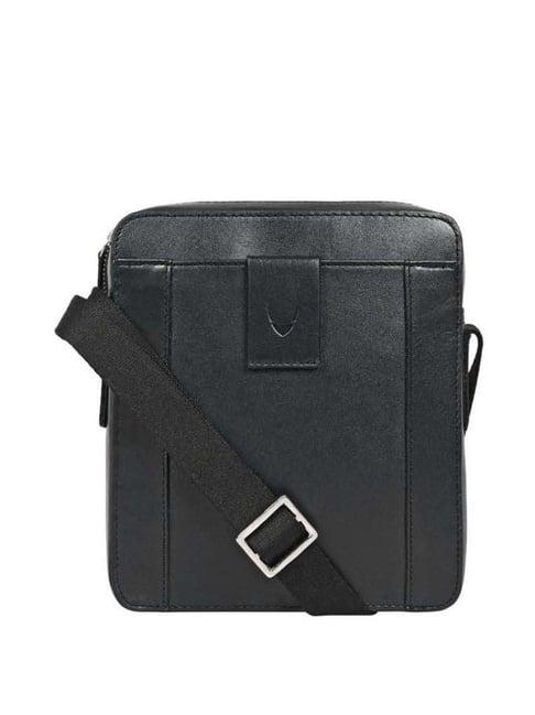 hidesign messi 02 sb black solid small cross body bag