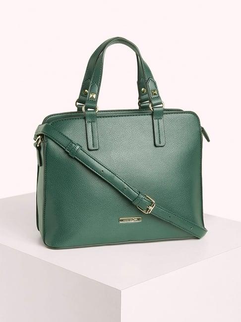 forever glam by pantaloons green shoulder bag