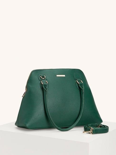 forever glam by pantaloons green shoulder bag