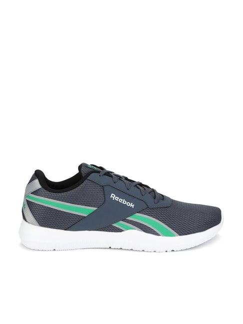 reebok men's fitness chase tr steel blue training shoes