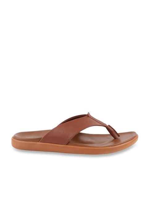 medifeet men's tan thong sandals