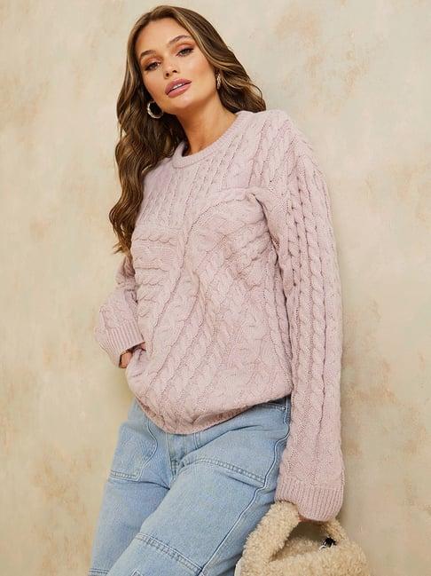 styli regular length cable knit regular fit sweater