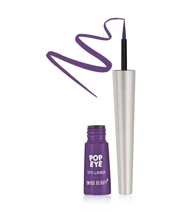 swiss beauty pop eye sty-liner plum purple - 3 ml