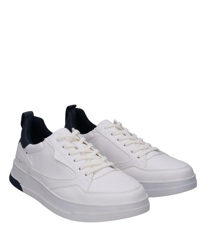 bugatti men's franc synthetic white sneakers