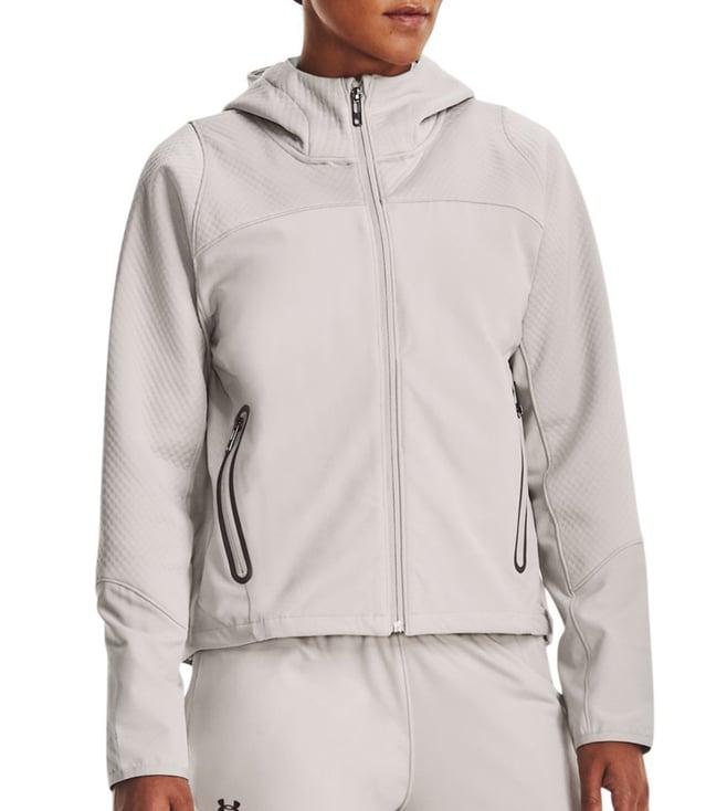 under armour grey regular fit training hoodie