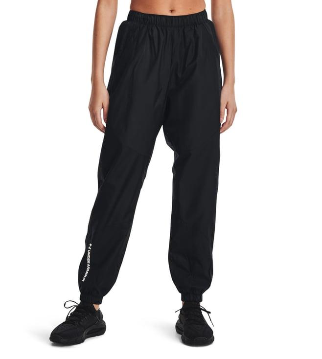 under armour rush black loose fit training joggers