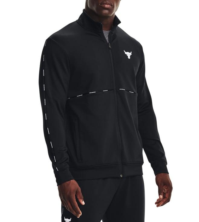 under armour project rock black regular fit training sweatshirt