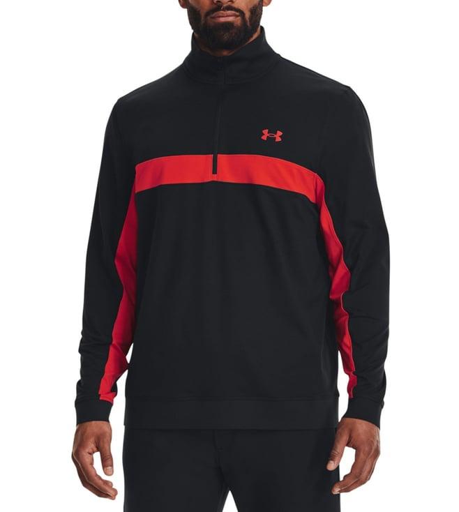 under armour black regular fit golf sweatshirt