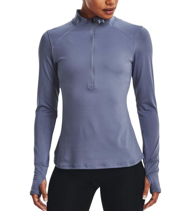 under armour purple regular fit running top