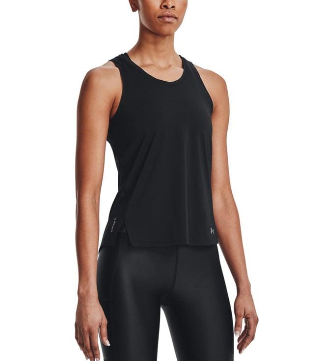 under armour iso-chill black regular fit running tank top