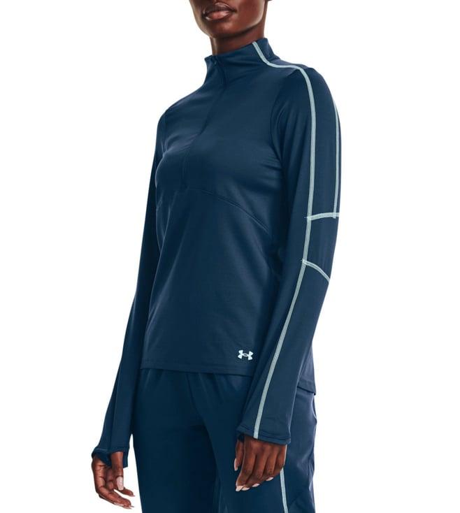 under armour blue regular fit training top